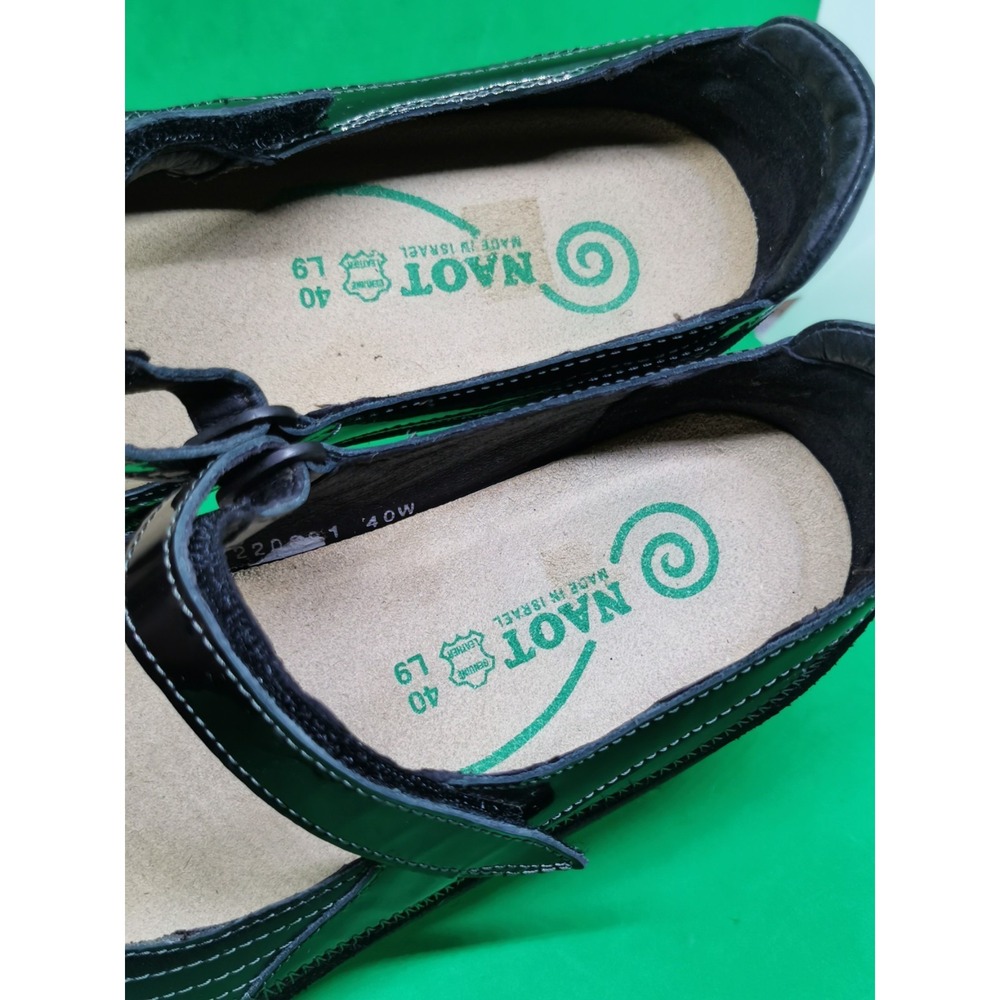 New NAOT Shoes Kirei Women's Size 9/ 40 Black Suede Leather Maryjane Comfort - Picture 11 of 16